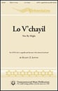 Lo V'chayil SATB choral sheet music cover